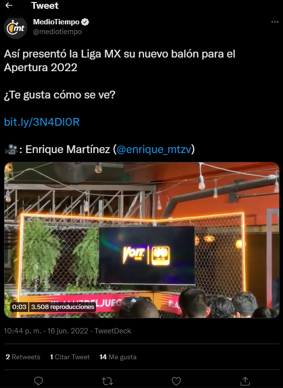 Tracer 2022 Liga Mx
