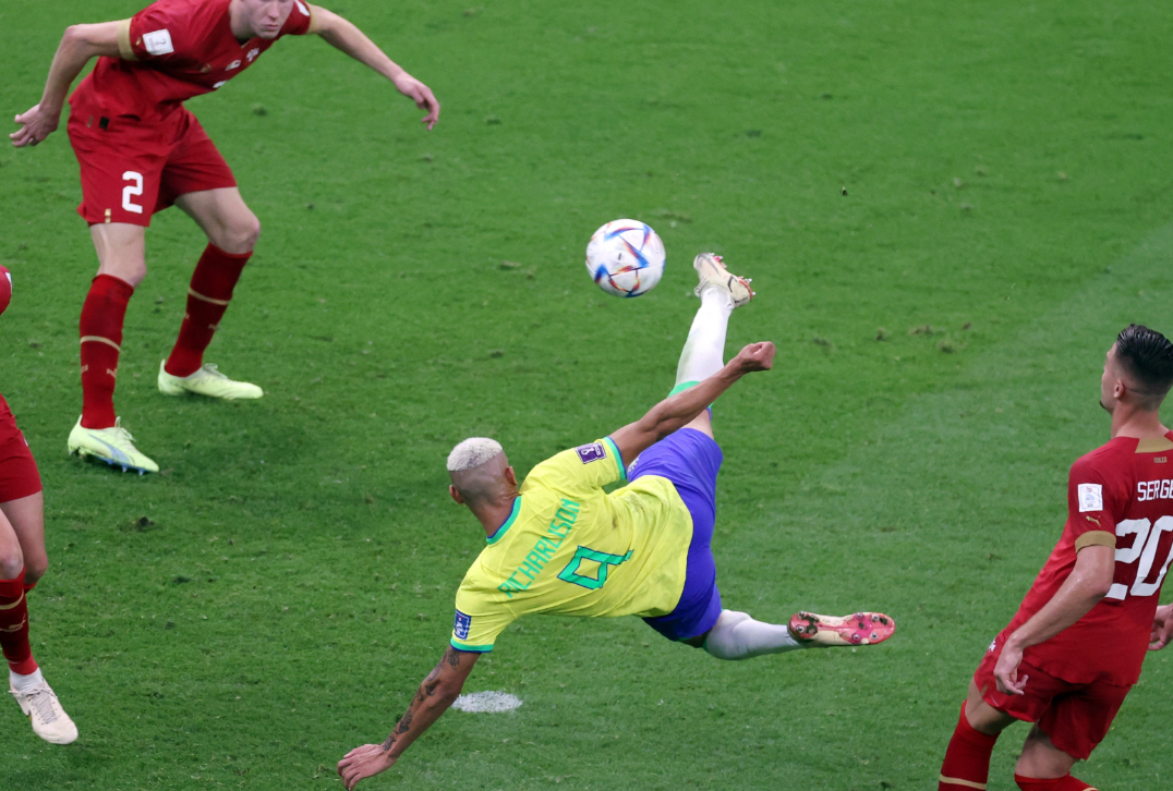 Brasil y su magia dijeron "presentes" en el mundial. Foto Twitter @FIFAWorldCup