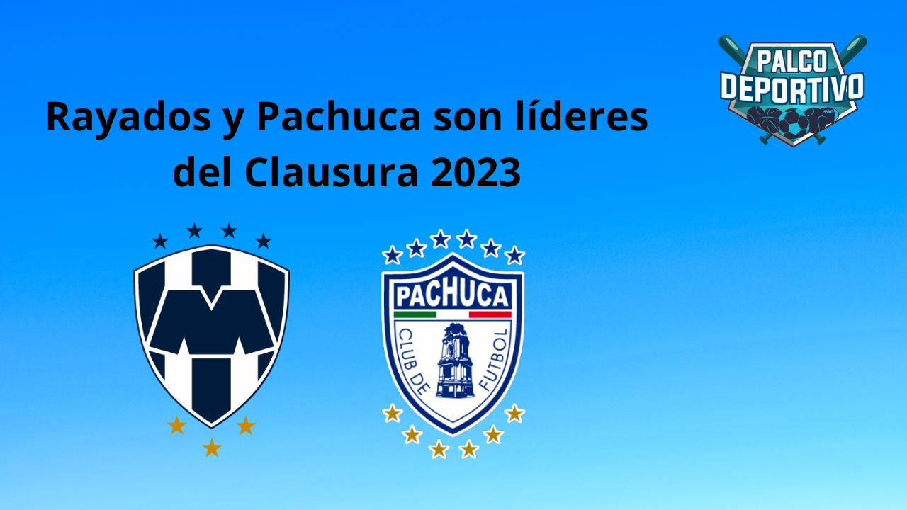 Rayados y Pachuca están en al cima del Clausura 2023.