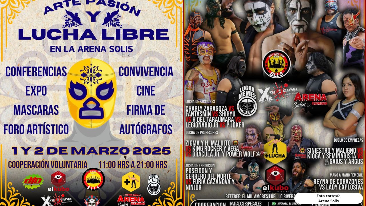 Lucha Libre Arena Solís presenta Expo sobre el pancracio